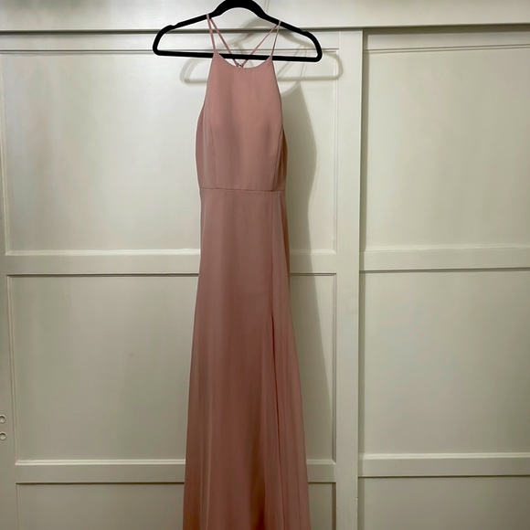 Jenny Yoo Dresses & Skirts - Jenny Yoo - Whipped Apricot Luxe Chiffon- Kayla -size 6